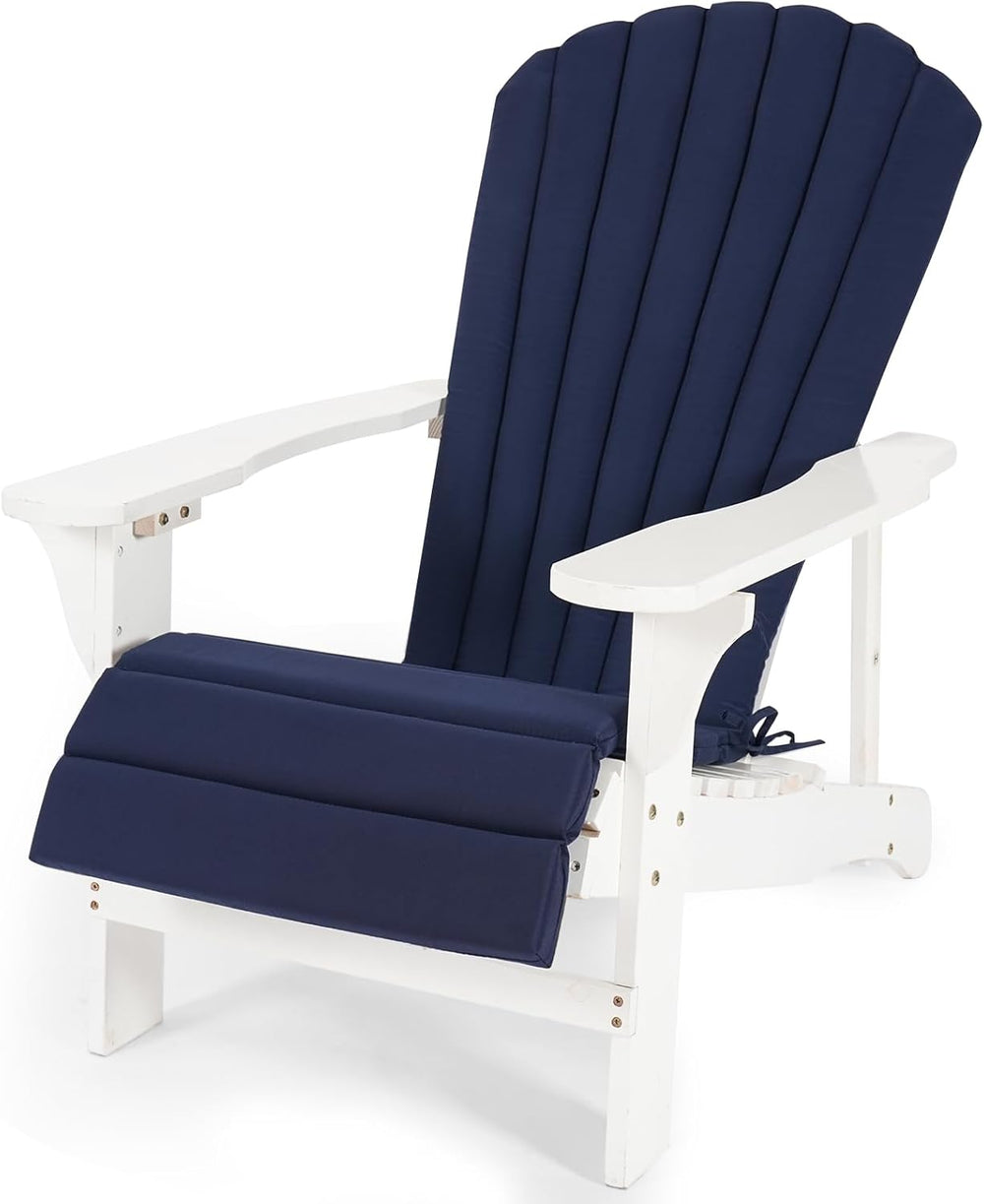 Adirondack Chair Cushion Set of 2 Indoor Outdoor Furniture Cushions Rocking C...