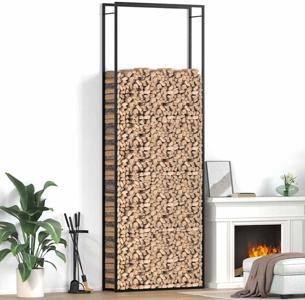 vidaXL Firewood Rack, Fire Log Stand Stacker Holder for Fireplace, Outdoor In...