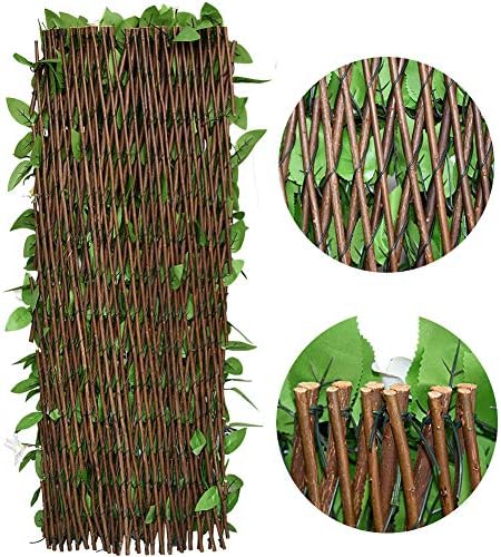 GLANT Expandable Fence Privacy Screen for Balcony Patio Outdoor,Decorative Fa...