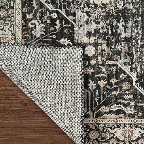 RUUGME Washable 10x14 Area Rug - Soft Area Rugs for Living Room Stain Resista...