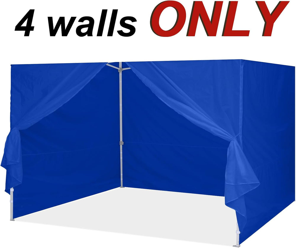 MASTERCANOPY 10x10 Sidewall Kit 3 Sidewalls & 1 Doorwall Blue