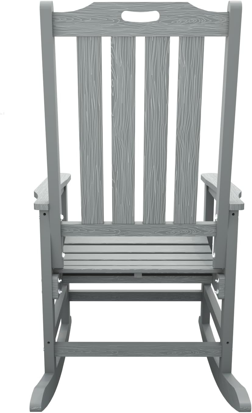 THOEOE Outdoor Rocking Chairs Set of 4, Oversized Patio Rocking Chair