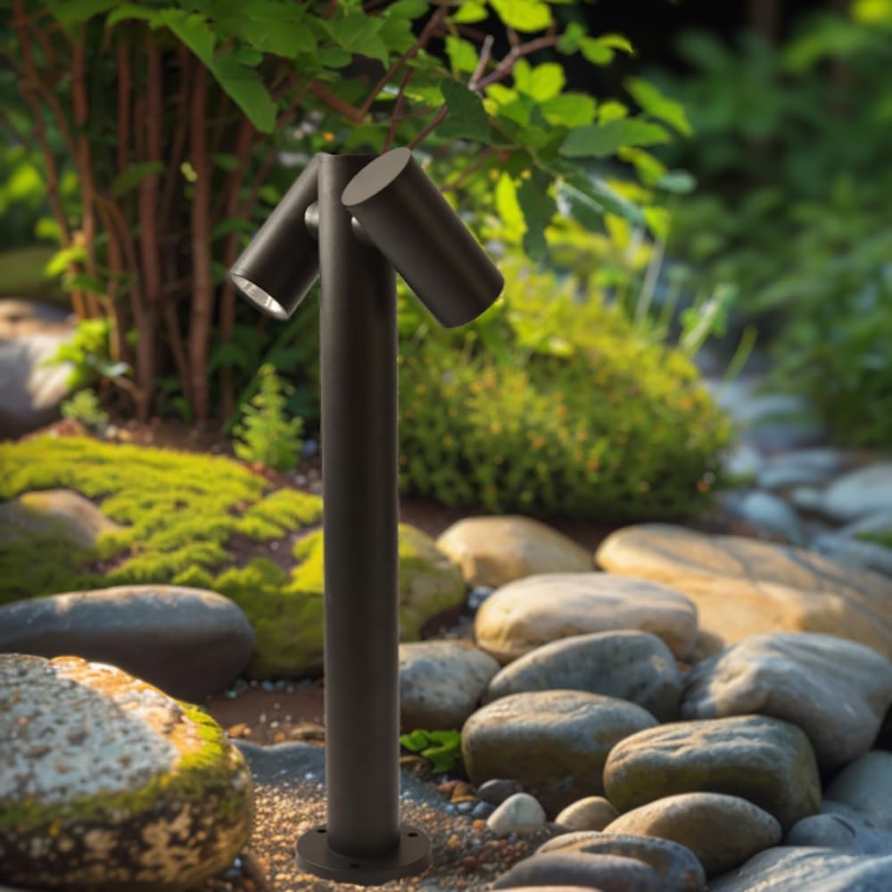 Modern Pathway Lights Adjustable Angle Spotlight Post Lights Outdoor Path Lig...