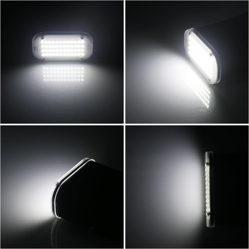 Luditek 4-Pack Mini Halloween White LED Strobe Light, Sound Activated - Flash...