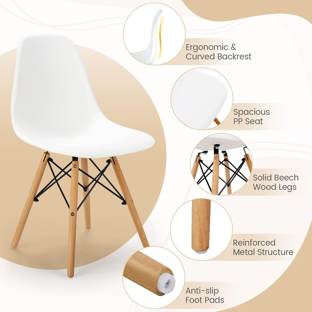 Tangkula Dining Table Set for 4, Modern Kitchen Table and Chairs, Glass Table...