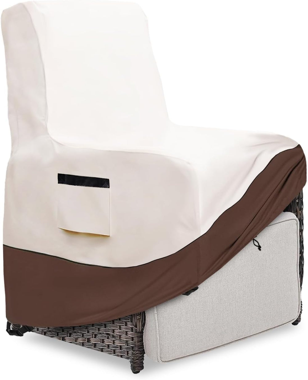 Outdoor Recliner Chair Cover,600D Heavy Duty Waterproof Patio Chair Covers,Ou...