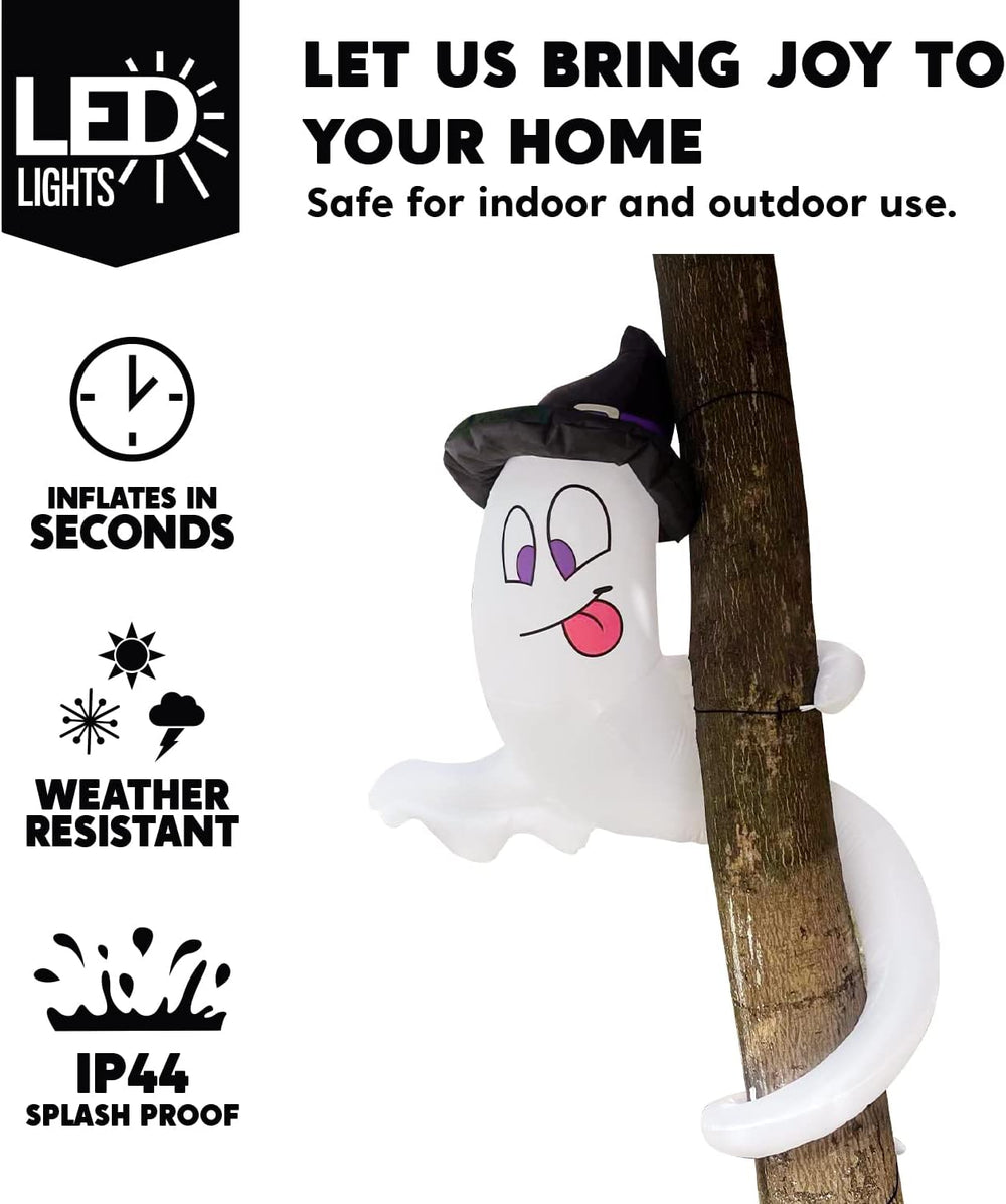 Joiedomi Halloween Inflatables Outdoor Decorations, Inflatable Ghost Hallowee...