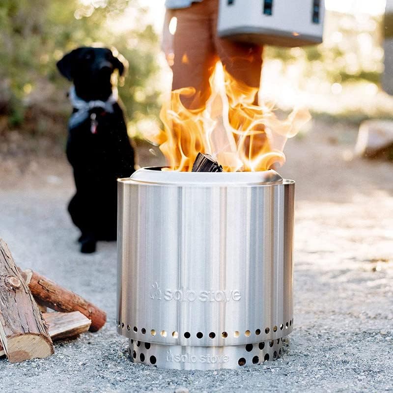 Solo Stove Ranger 2.0 15" Smokeless Fire Pit with Stand | Portable Fire Pit