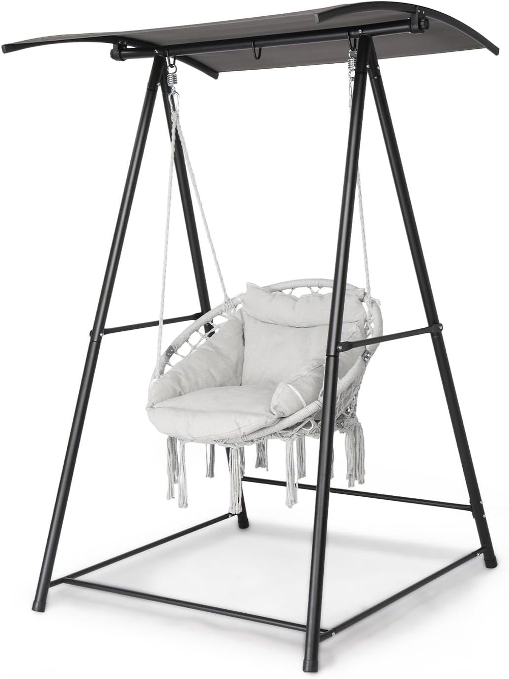 ONCLOUD Hammock Chair with Stand, Comfy Hanging Chair with Cusion, Swing Stan...