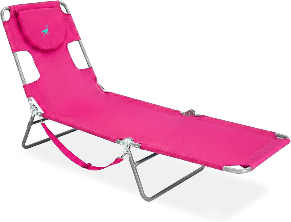 Ostrich The Original Chaise Lounge 72"x22" Portable Reclining Loung...