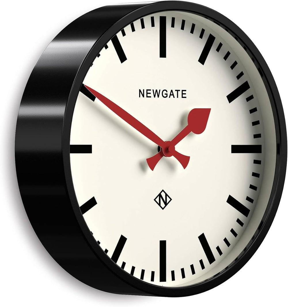 NEWGATE® Luggage wall Clock | Modern Retro Metal Station Clock | 12" | D...