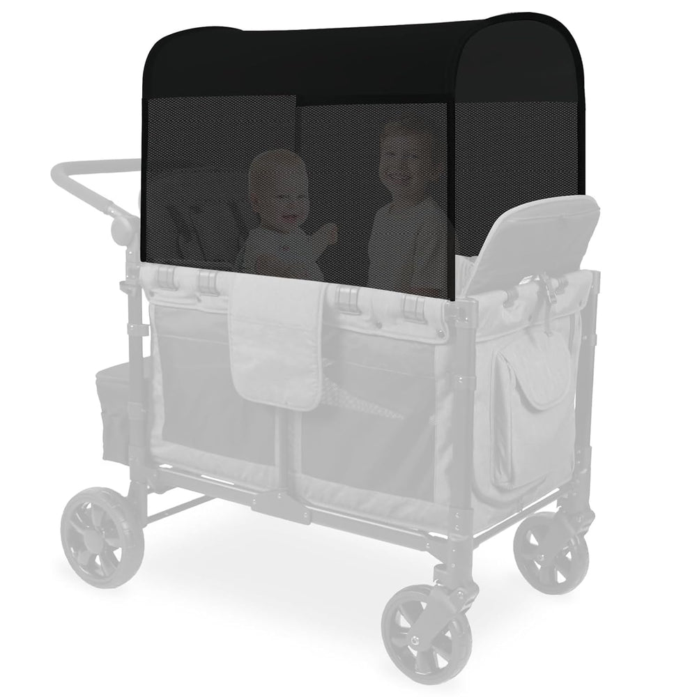 Stretchy Panoramic Canopy Compatible with Wonderfold Stroller Wagons W4 All M...