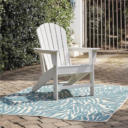 Signature Design by Ashley Sundown Treasure Outdoor Adirondack Chair, White