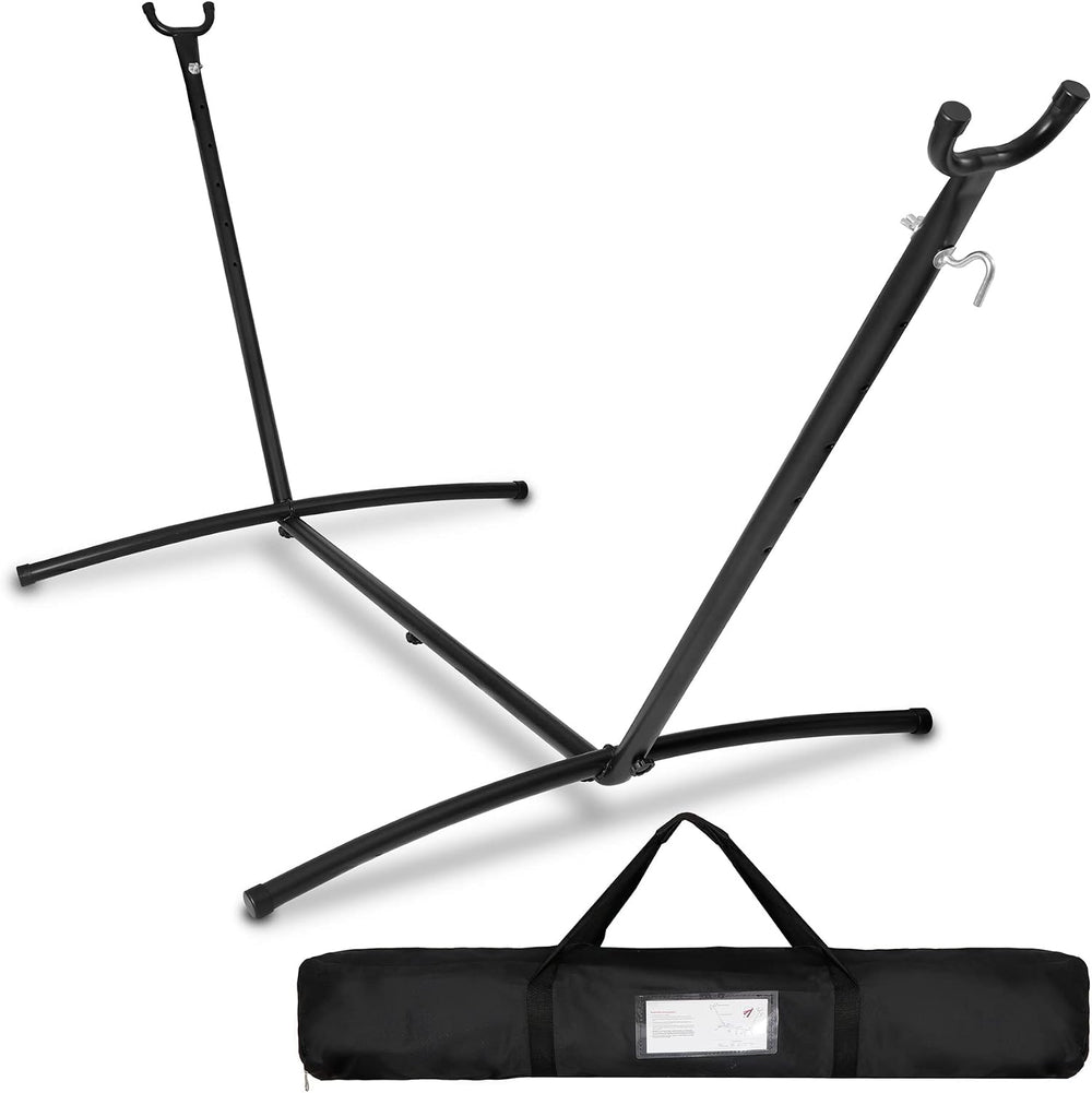 SUPER DEAL Portable 9FT Hammock Stand, Heavy Duty 2 Person 620 LBS Capacity S...