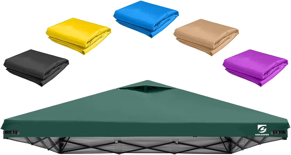 10x10 Pop Up Canopy Replacement Top Cover with Air Vent(Frame NOT INCUDE)