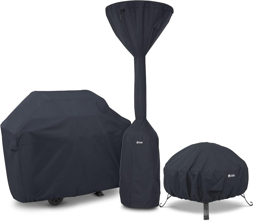 Classic Accessories Water-Resistant 42 Inch Square Fire Pit Table Cover, Outd...