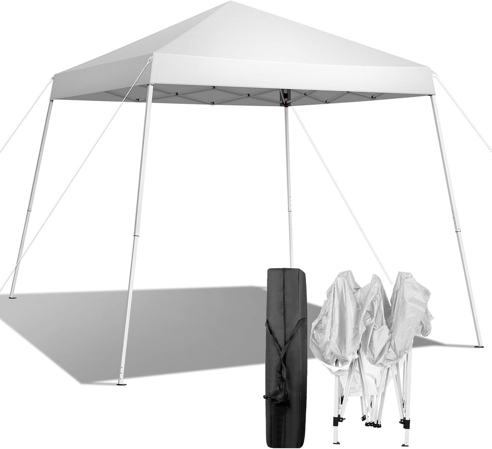 VINGLI 8x8 ft Pop Up Canopy Tent, Easy Up Canopy Event Tent Foldable Portable...