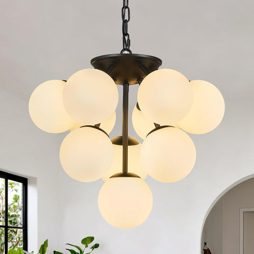 10 lights globe pendant light mid century pendant, main product view