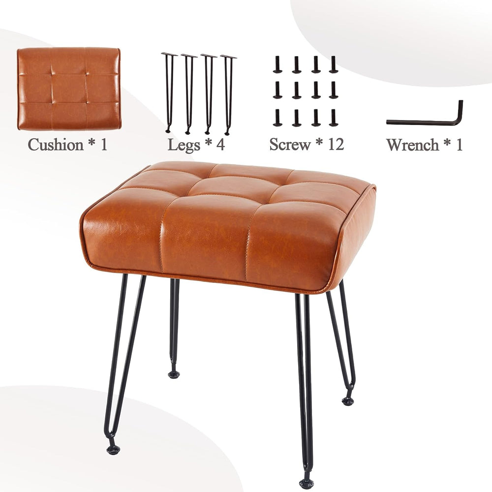EBENCHICO PU Leather Vanity Stools, Vanity Stool Chairs for Makeup