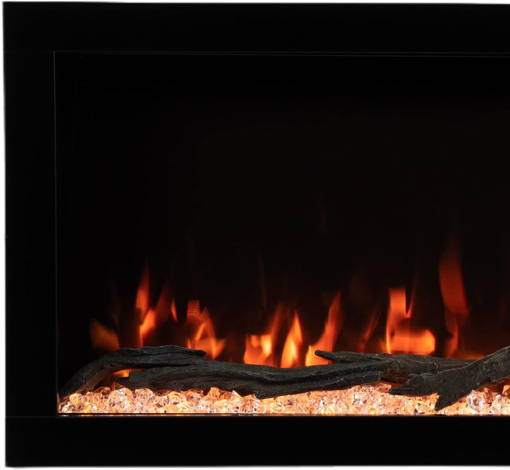 Modern Ember Highmark 72 Inch Smart Linear Electric Fireplace - Premium Flame...