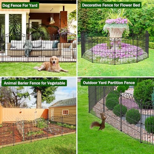 12 panel no dig decorative garden fence 30", package contents