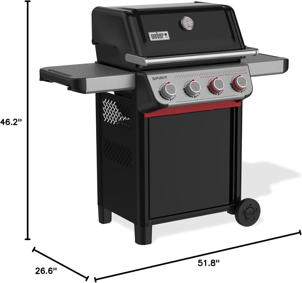 Weber® Spirit® E-425 Gas Grill, Outdoor Cooking, Propane Gas Grill, Black