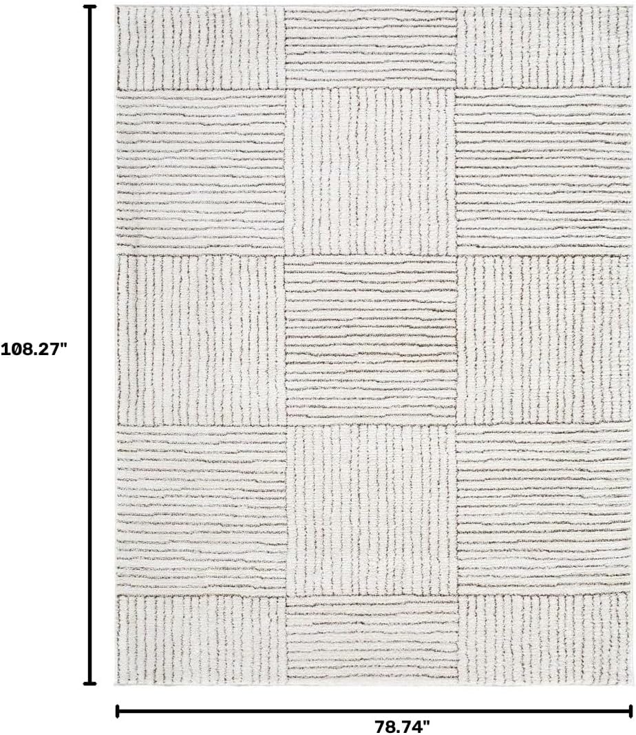 Livabliss x Galey Alix Architect II Modern Geometric Area Rug, 6'7" ...