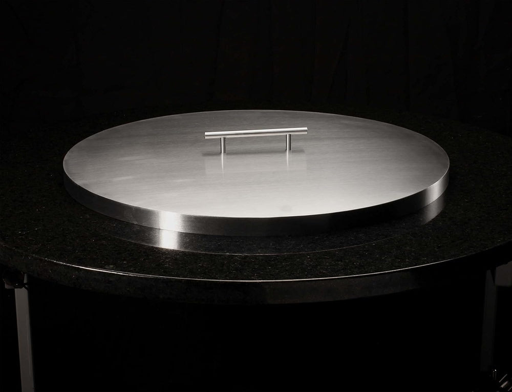 Celestial Fire Pit Cover for 19” Round Burner Pan (22" Actual Size), Sta...