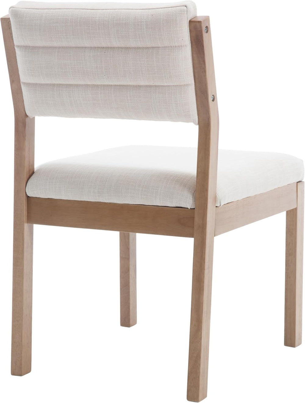 RIVOVA Linen Dining Chairs Set of 6, Comfortable Upholstered Kitchen Chairs w...