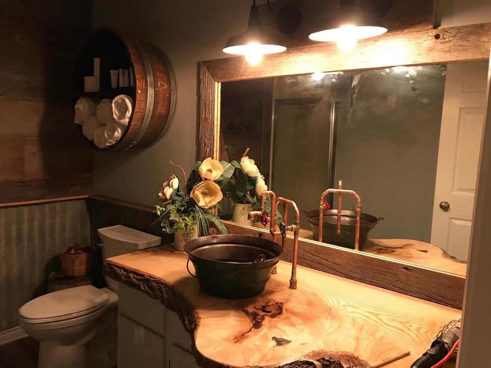 BRIGHTESS Bathroom Light Fixtures,Black Vanity Light, Decor Barn Light,E26 Fa...