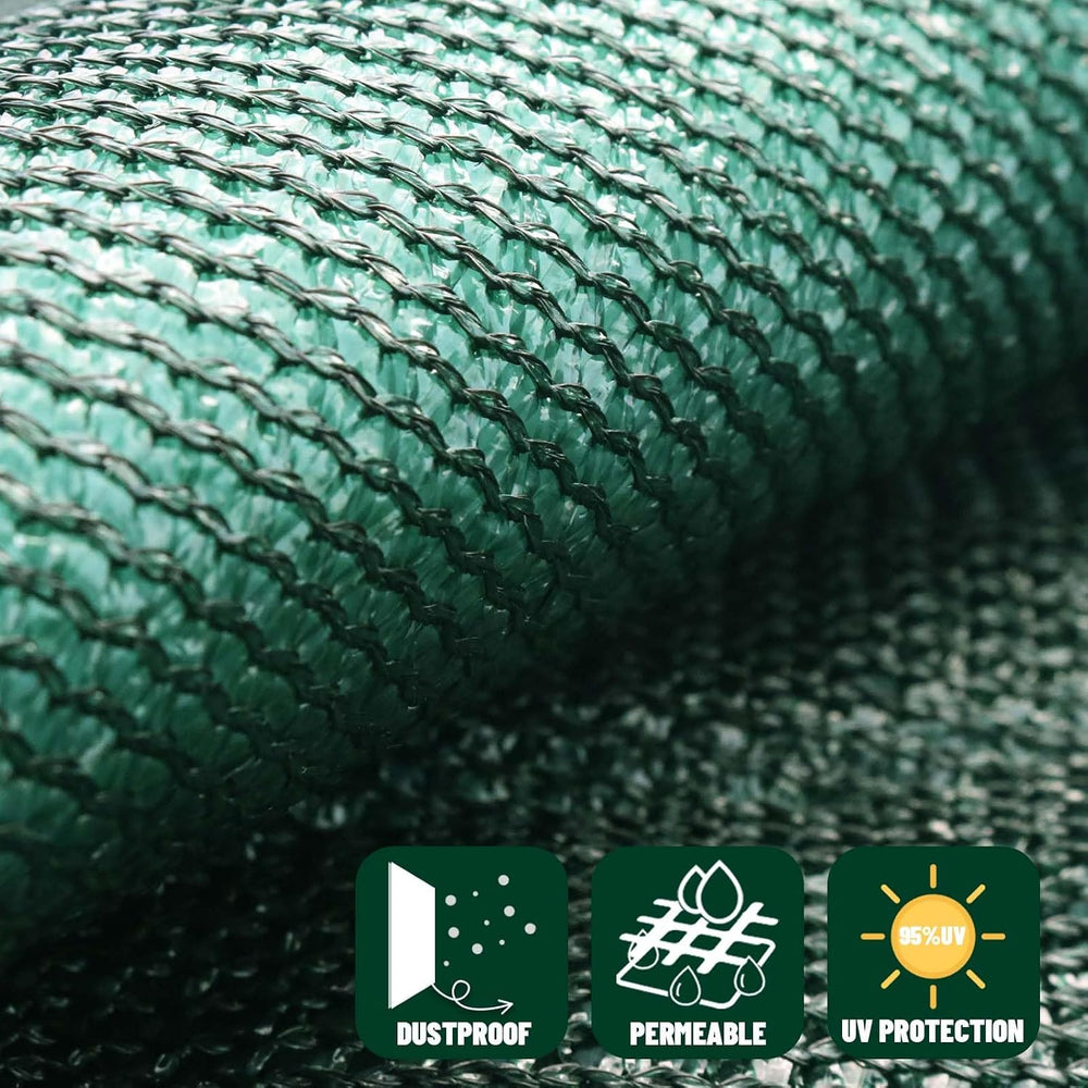 SUNNY GUARD Privacy Screen Fence 4/5/6/8 FT Heavy Duty Dustproof Denoise Fenc...
