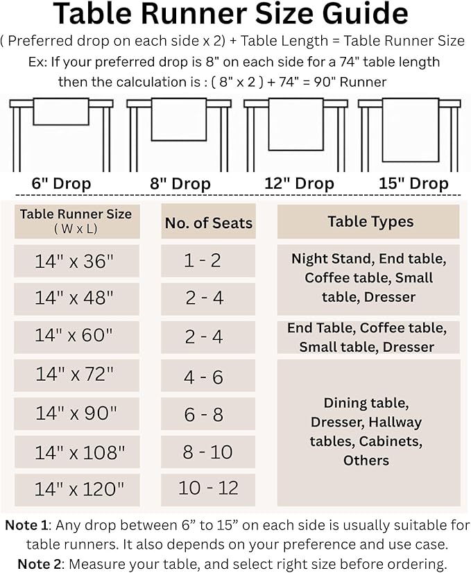 Solino Home Linen Black Table Runner 72 Inches Long - 100% Pure Linen Hemstit...