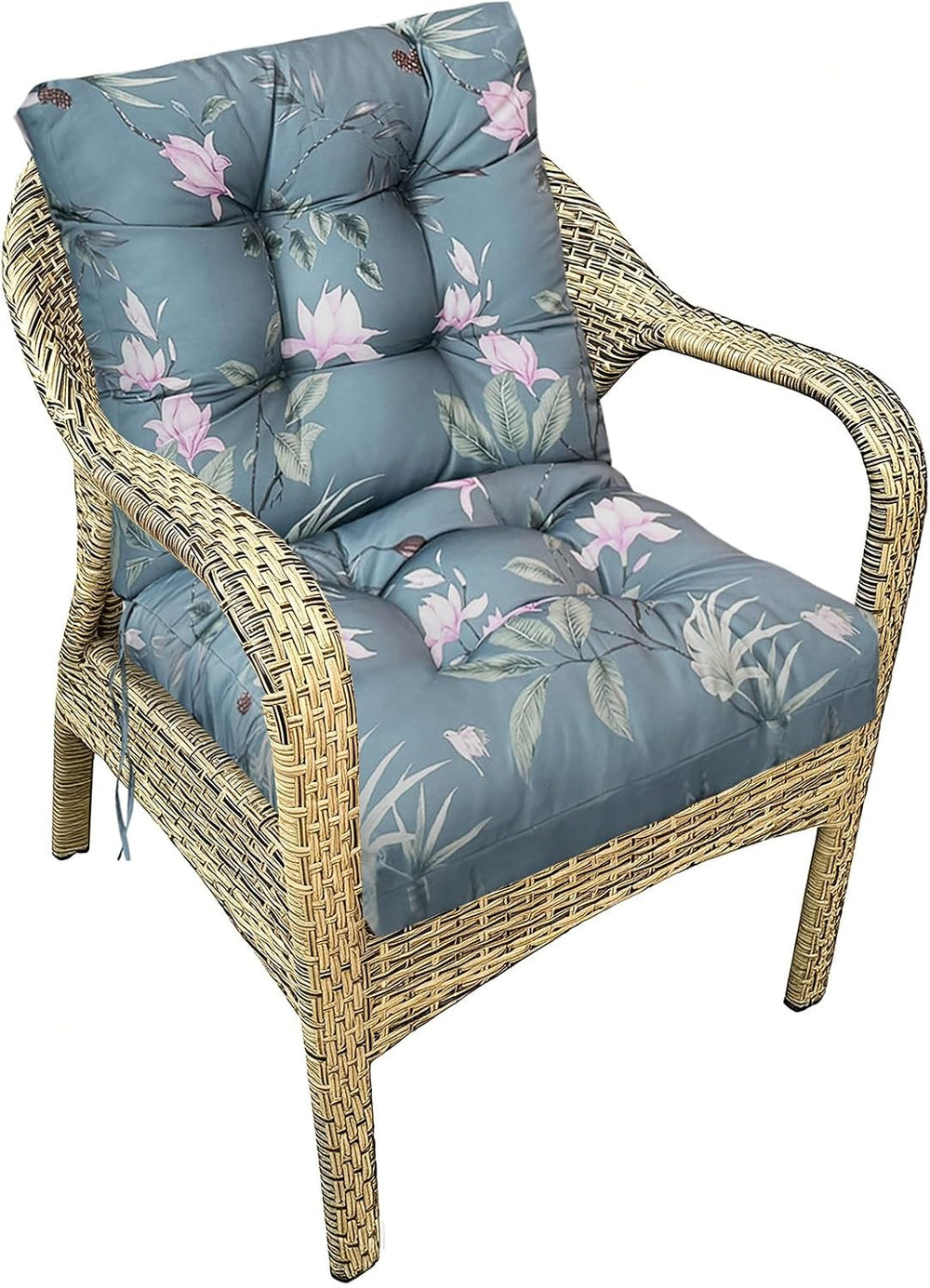 Outdoor Wicker Chair Cushions For Patio Graden Furniture Floral Cushion