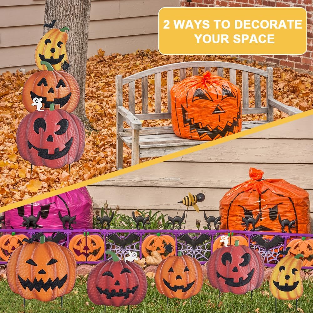 Hogardeck Outdoor Halloween Decorations - 2PCS 36" Decorative Garden Sta...