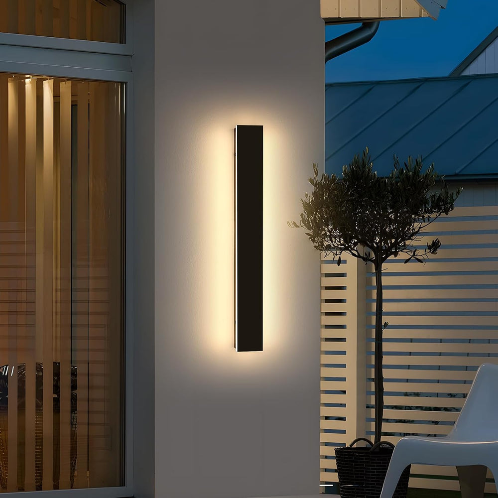 23.6inch Modern LED Wall Sconce, 3000K Warm White Outdoor Lights, IP65 Waterp...