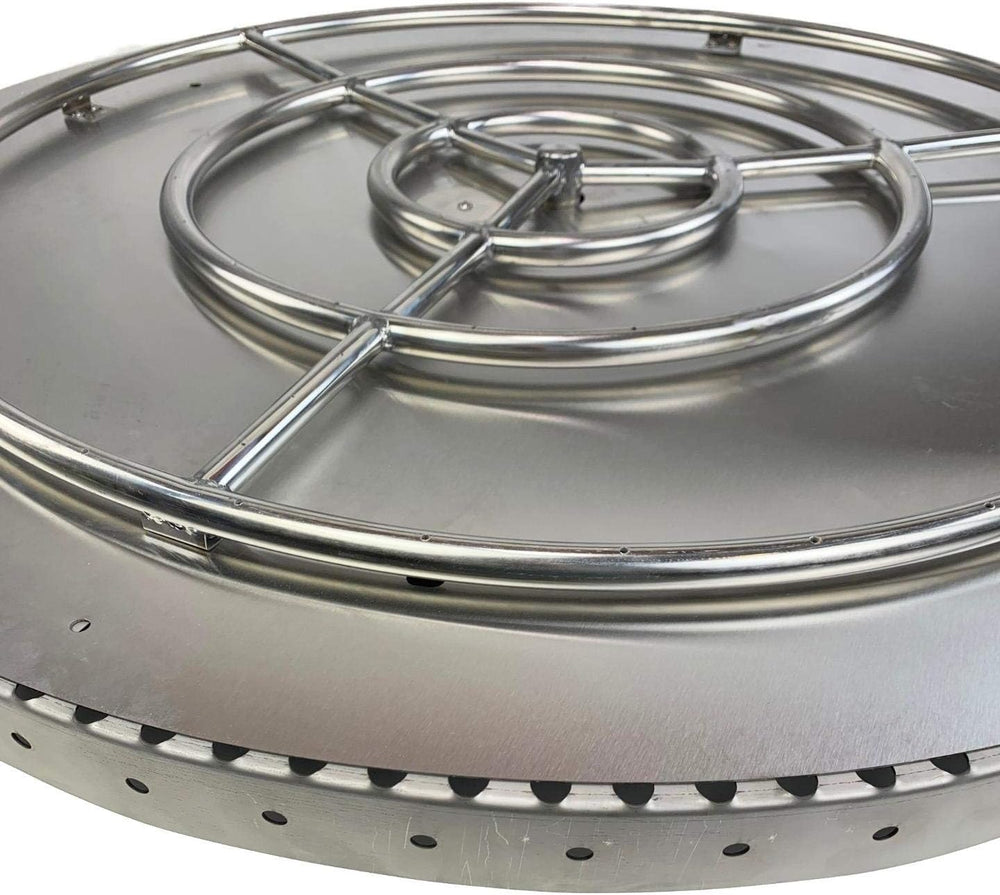 Heavy Duty Stainless Steel Flexible Fire Pit Support Flange Ledge Installatio...