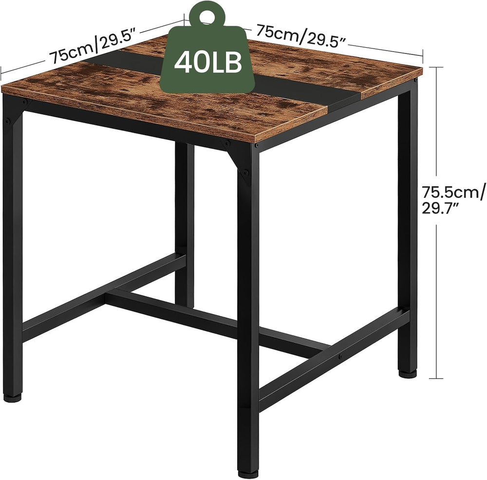CHOEZON Square Kitchen Dining Table, 29.5'' Dining Table, Small Dinin...