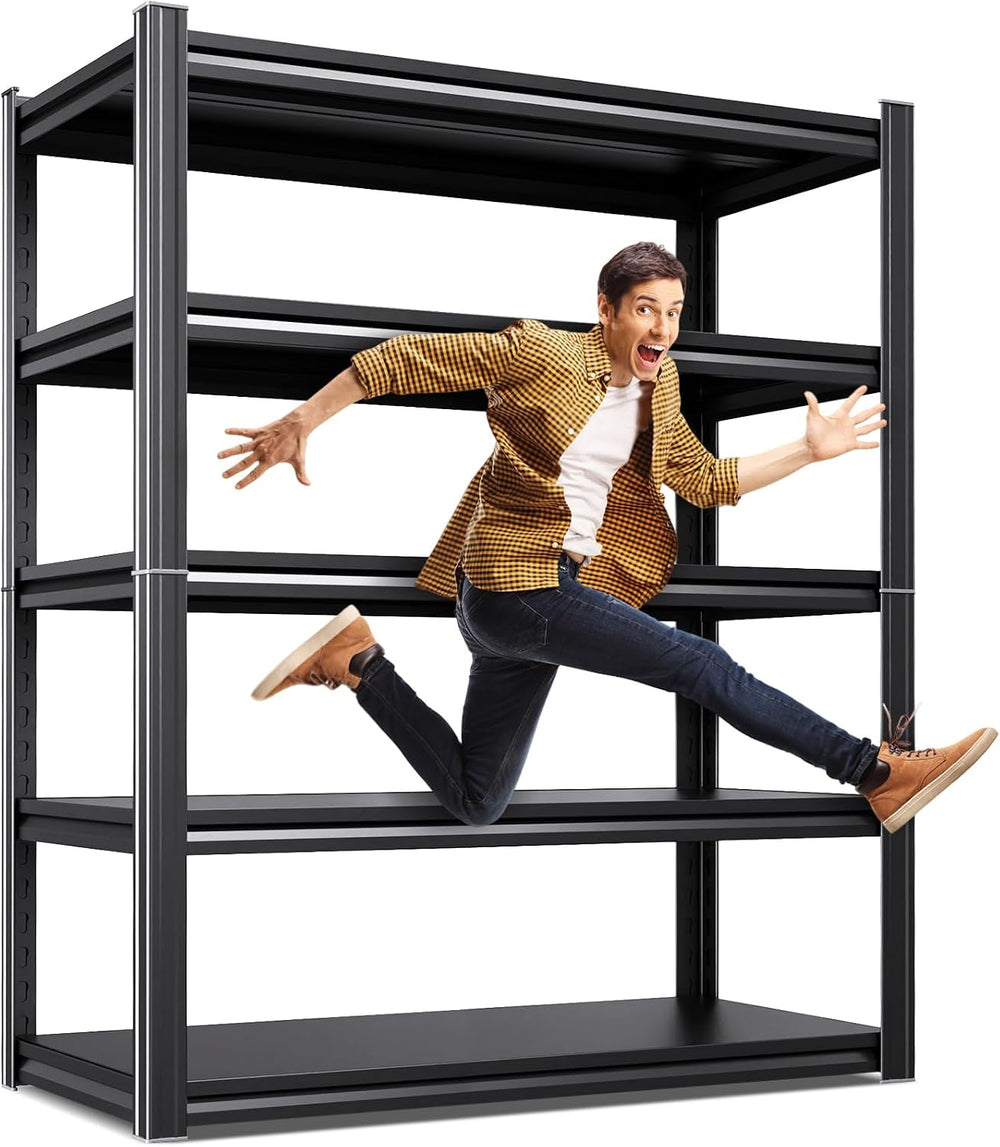 71.2''H /35.4''W Storage Shelves Adjustable Garage Shelving,H...