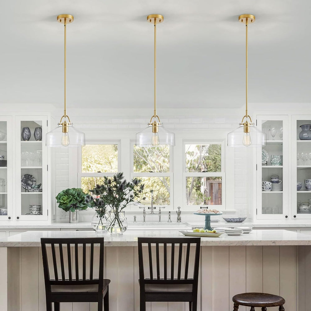 WUZUPS Chandelier Rustic Farmhouse Industrial Round Ceiling Pendant LED Light...