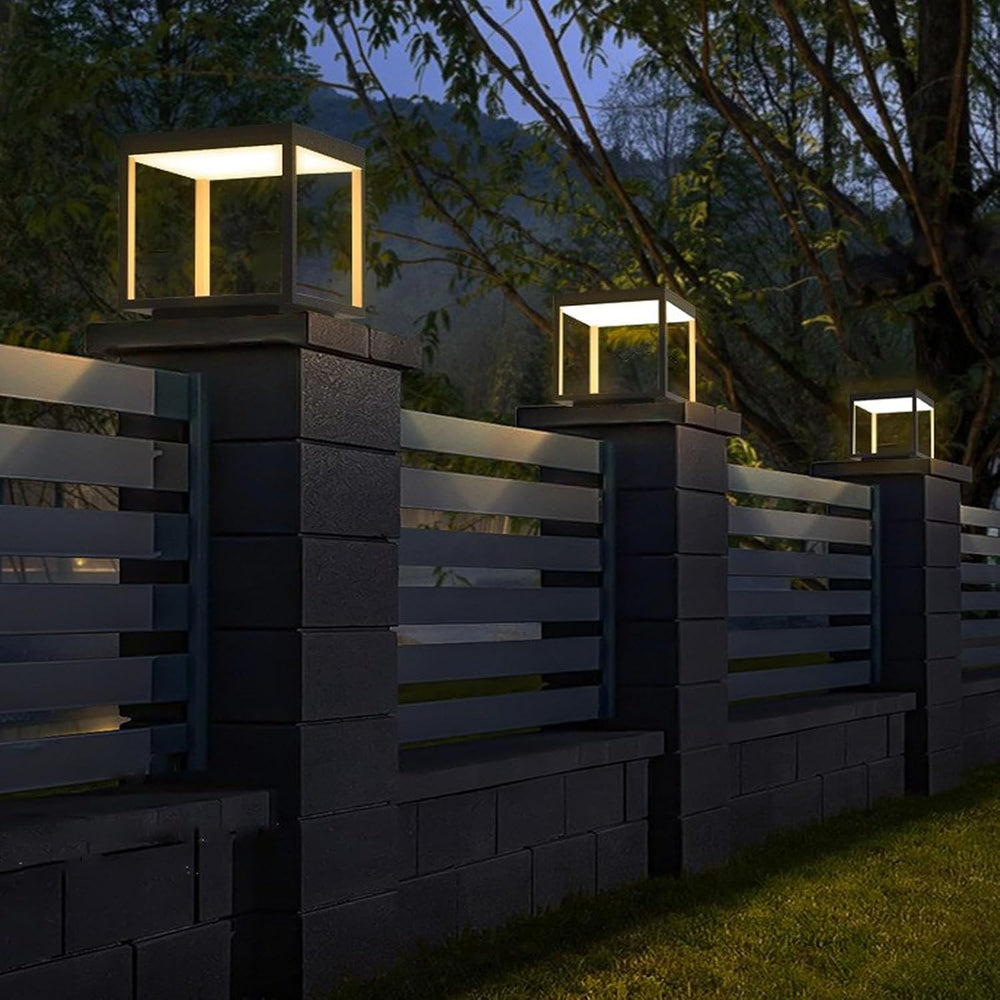 Stainless Steel Outdoor Post Lights 10X10,12V&110-240V Hard Wired Light,O...