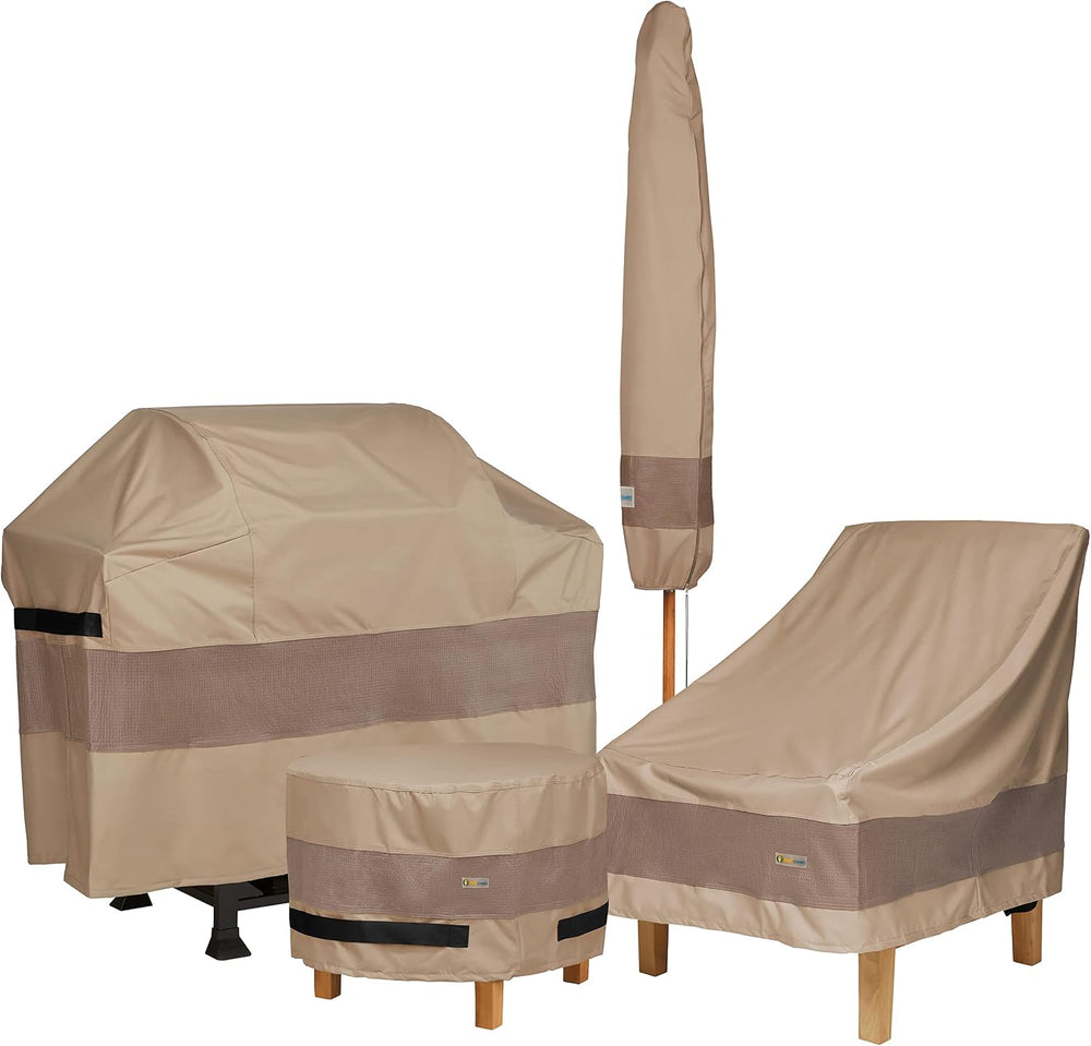 DUCKCOVERS Elegant Waterproof 54 Inch Rectangle Fire Pit Cover, Outdoor Firep...