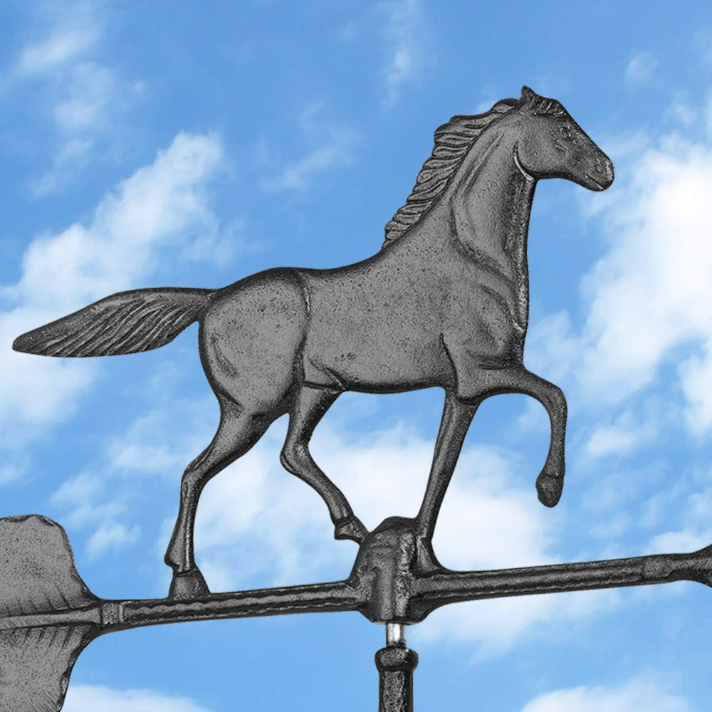 Whitehall Products Horse Accent Weathervane, 24-Inch, Black