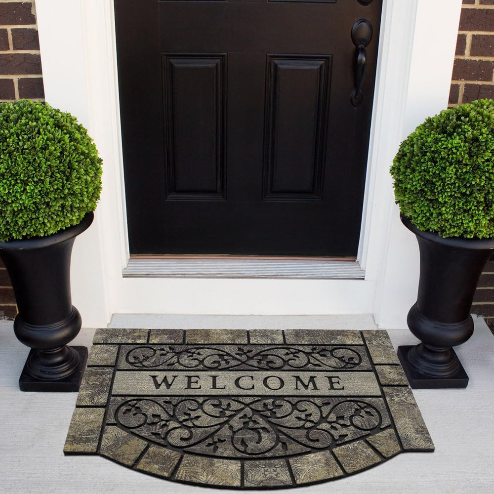 Thick Welcome Mats Outdoor, 24 * 36" Large Front Door Mat Entrance, Dura...