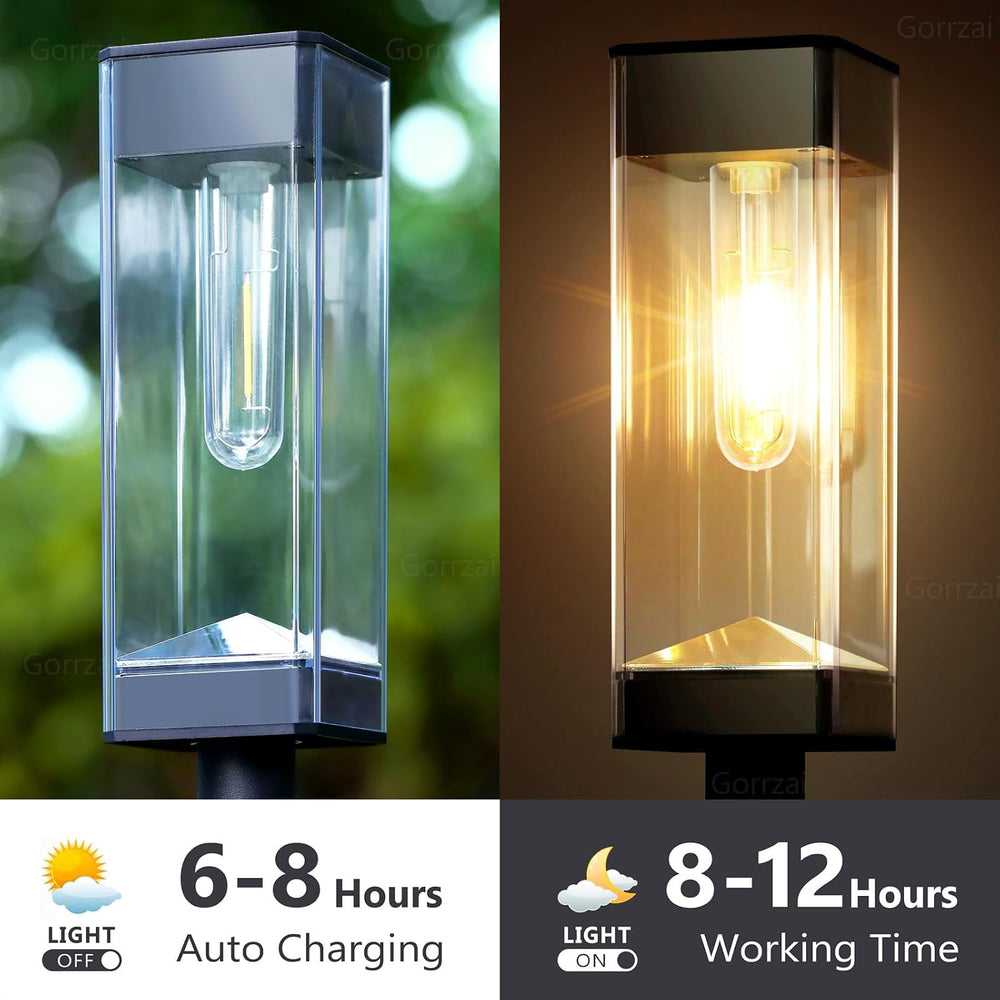 Solar Pathway Lights Outdoor Waterproof Landscape Lighting 8 Pack