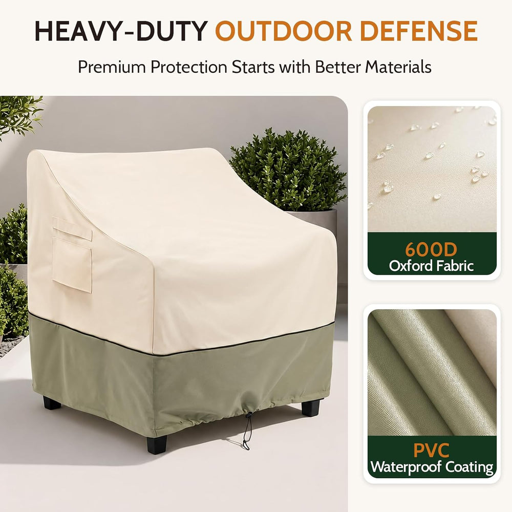 COSFLY Patio Furniture Chair Covers Waterproof, 32"W x 37"D x 36&qu...
