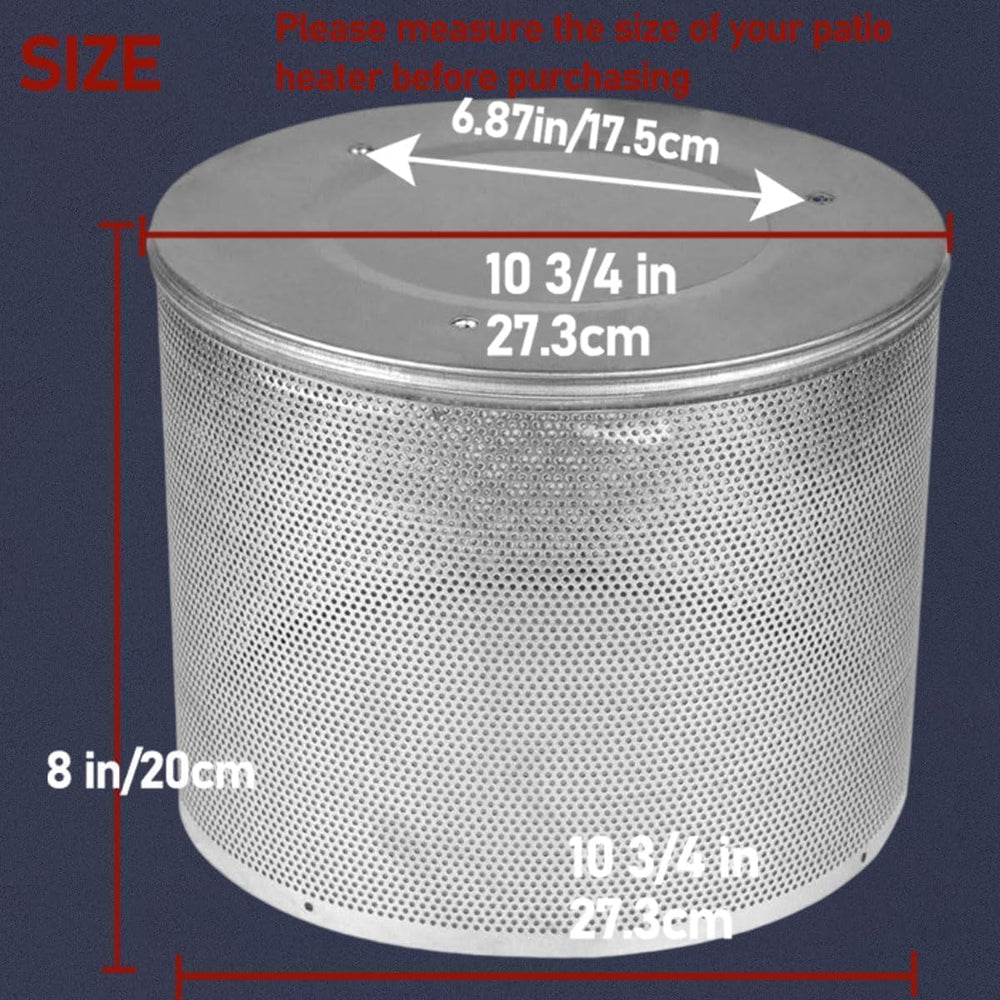 Patio Heater Burner Net Cover Outdoor Heater Replacement Parts Emitter Screen...