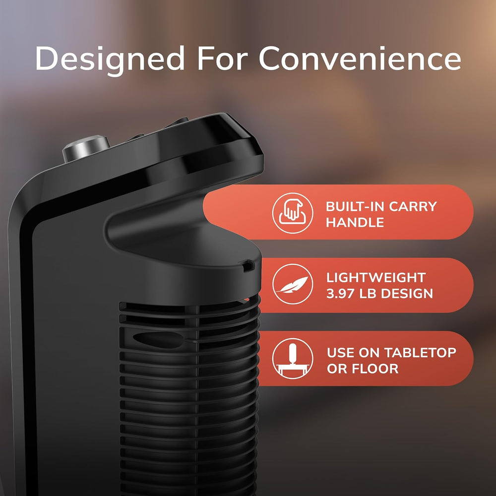 Lasko Oscillating Ceramic Tower Space Heater for Home with Overheat Protectio...