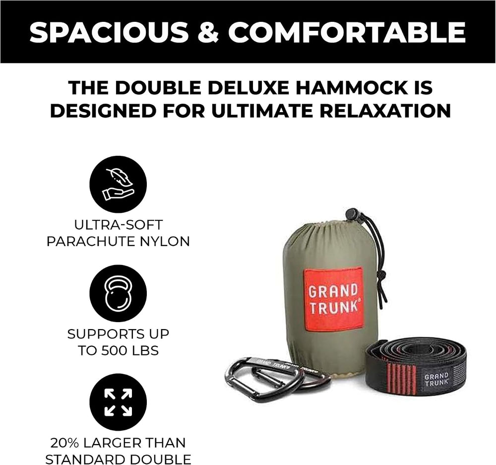 GRAND TRUNK Double Deluxe Hammock | 11 ft