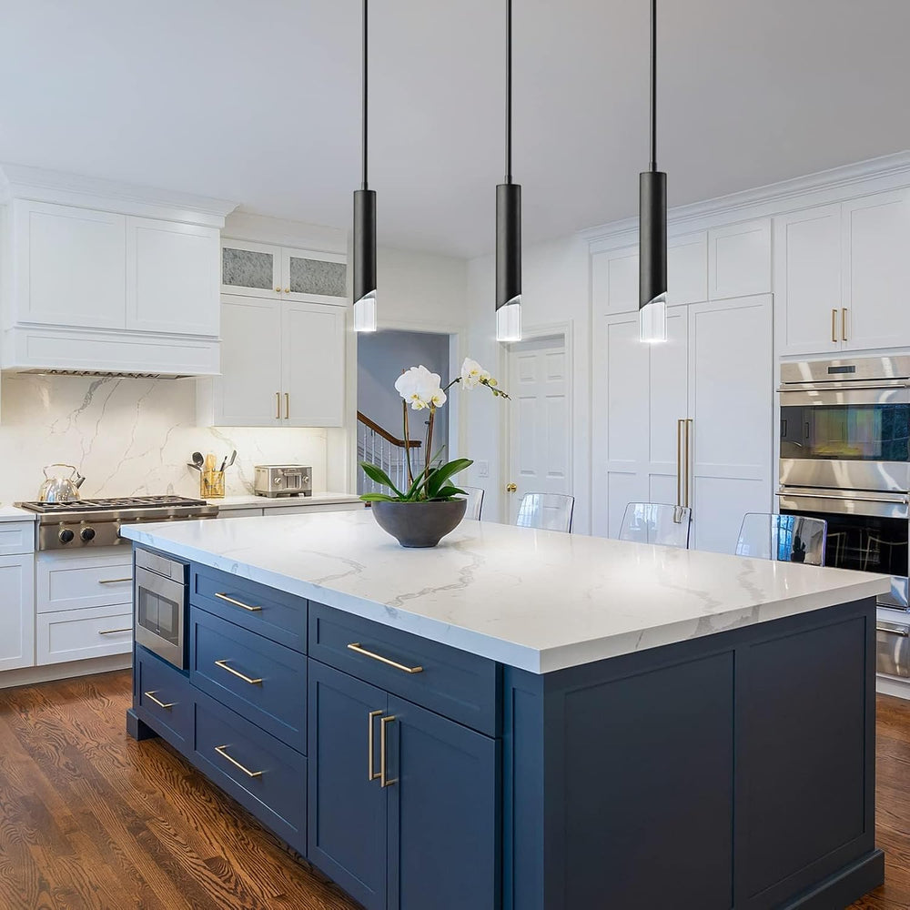 Modern Pendent Lights in Kitchen, Black Mini Pendant Light Bedroom Bedside Ta...