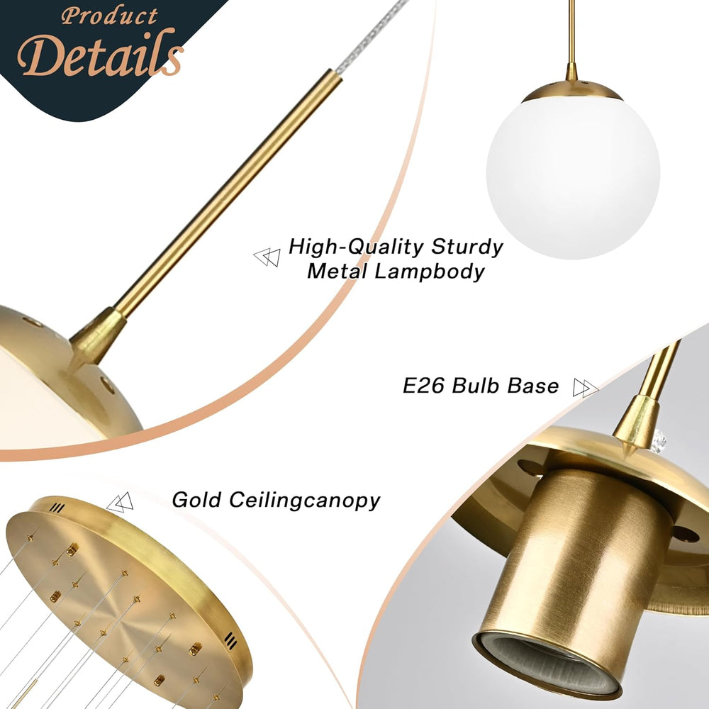 KoKo&Yukina 12-Light Gold Mid Century Modern Chandelier for Living Room S...